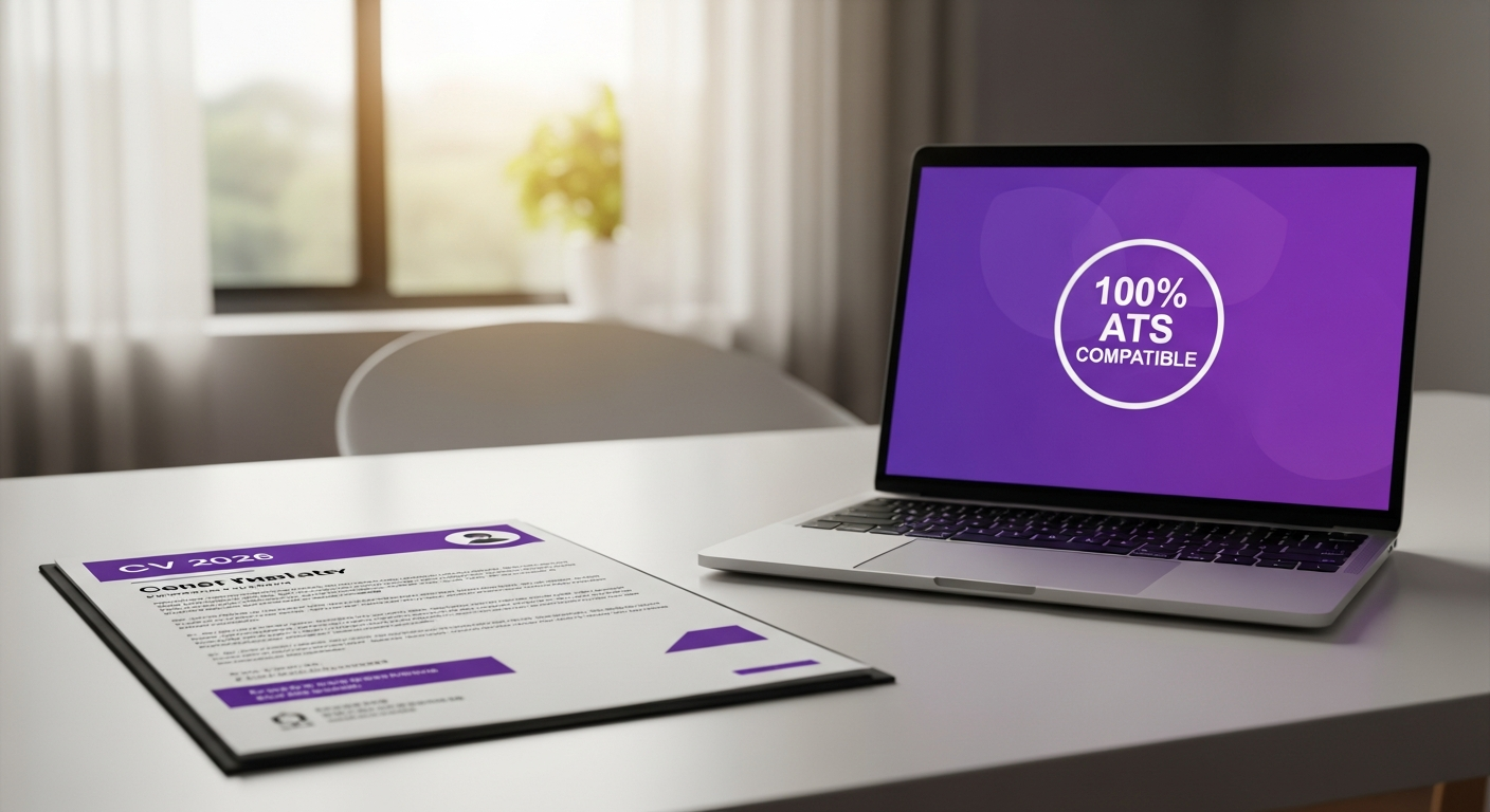 سيرة ذاتية (CV) احترافي 2026 متوافق مع أنظمة ATS