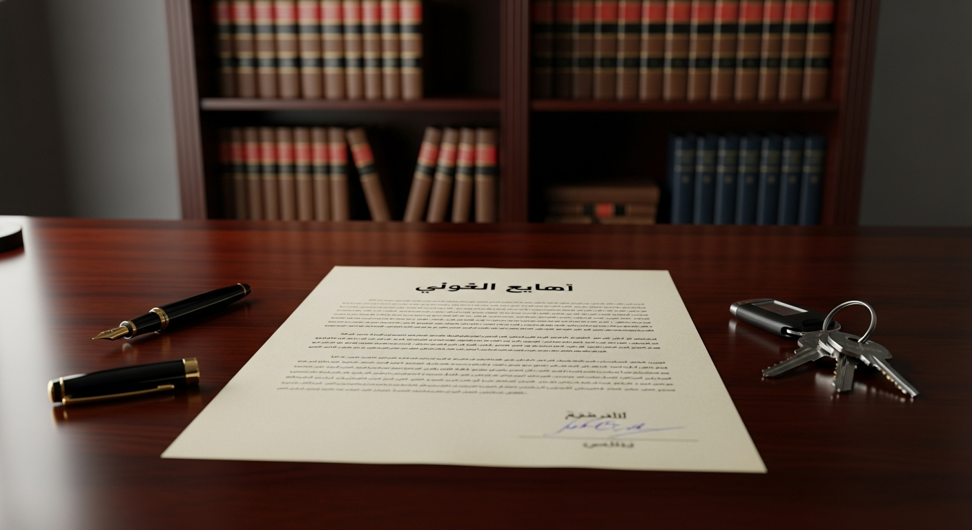 نموذج إنذار بالإخلاء لعدم أداء الإيجار