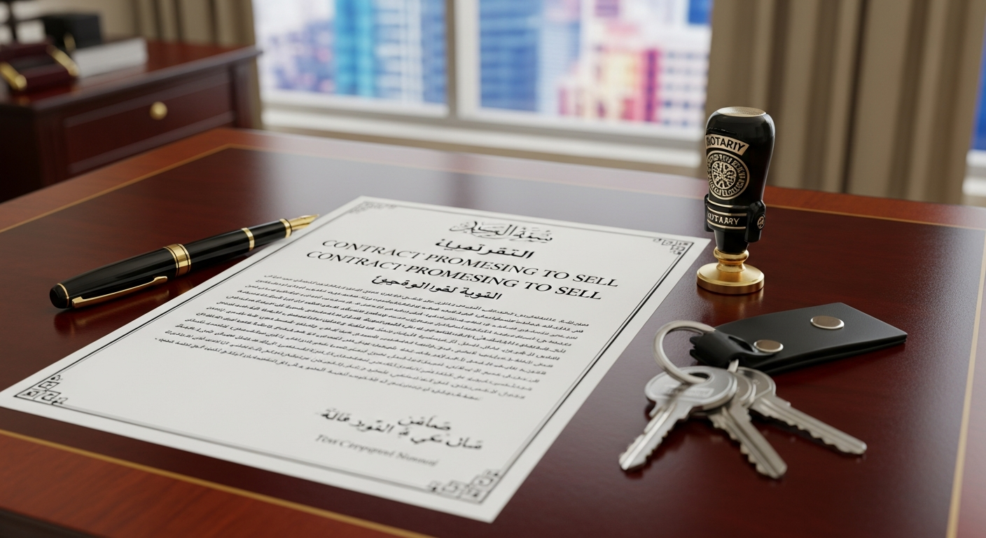 عقد وعد بالبيع عقاري مصادق عليه