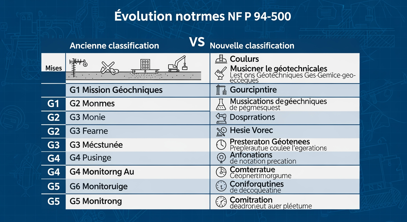 Évolution normes NF P 94-500 - 4Génie Civil