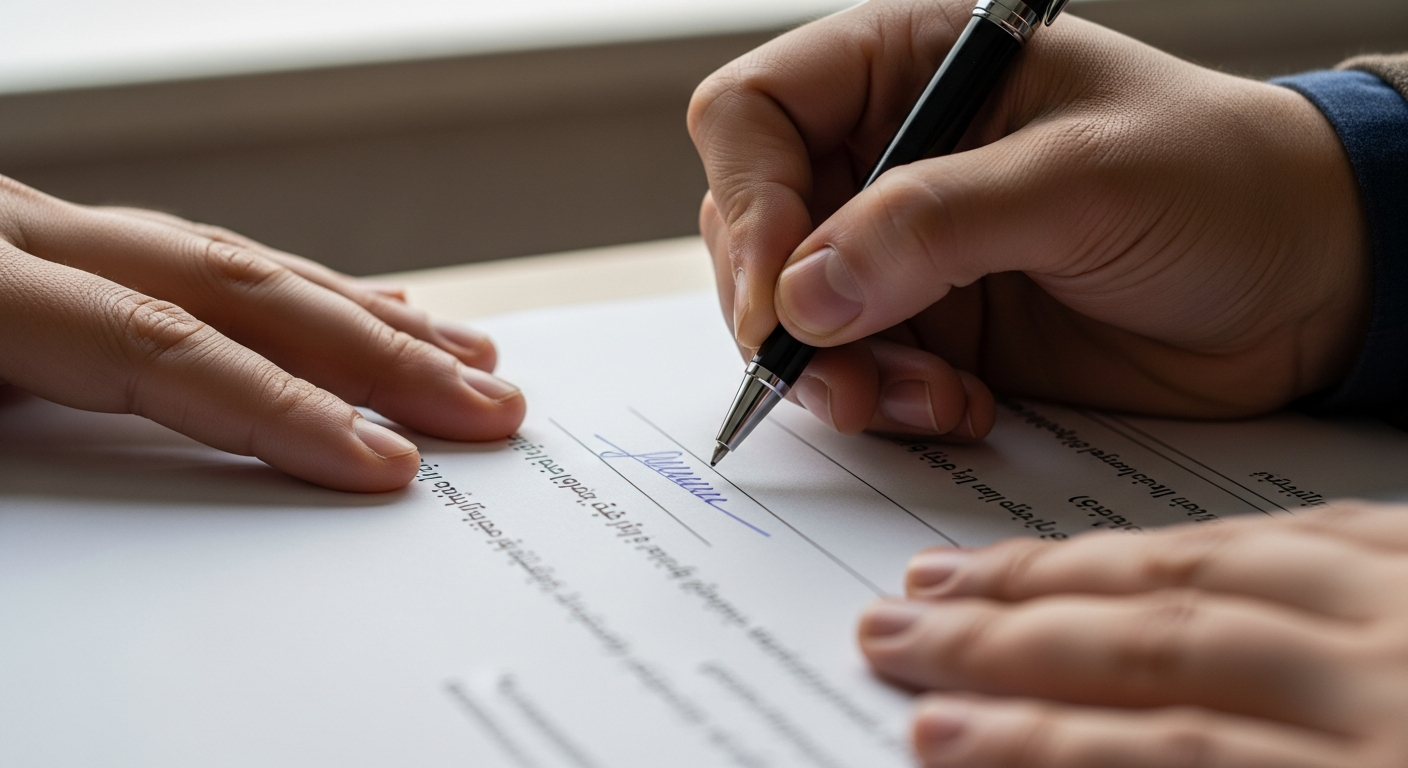 توقيع اتفاقية إنهاء عقد إيجار بالتراضي