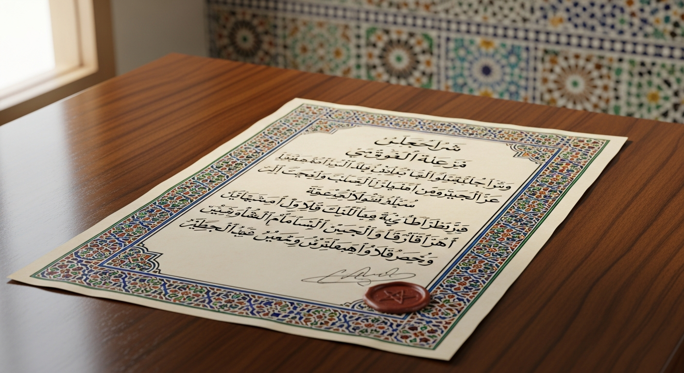 نموذج شهادة العزوبة بالمغرب PDF و Word: الدليل الشامل 2026 للتحميل والطباعة