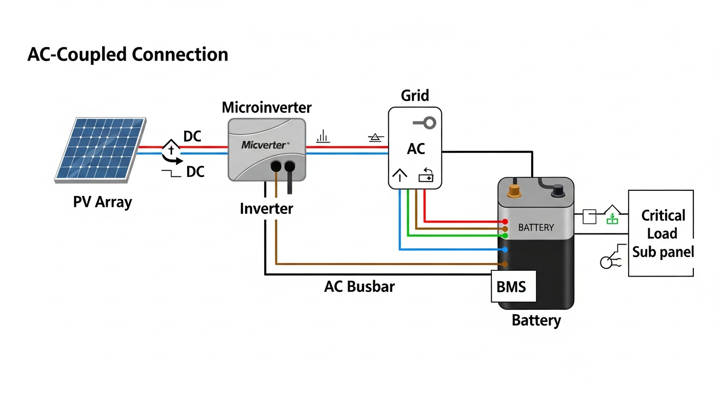 How to calculate solar battery capacity for a 5-bedroom home - engineering architecture diagram 2026
