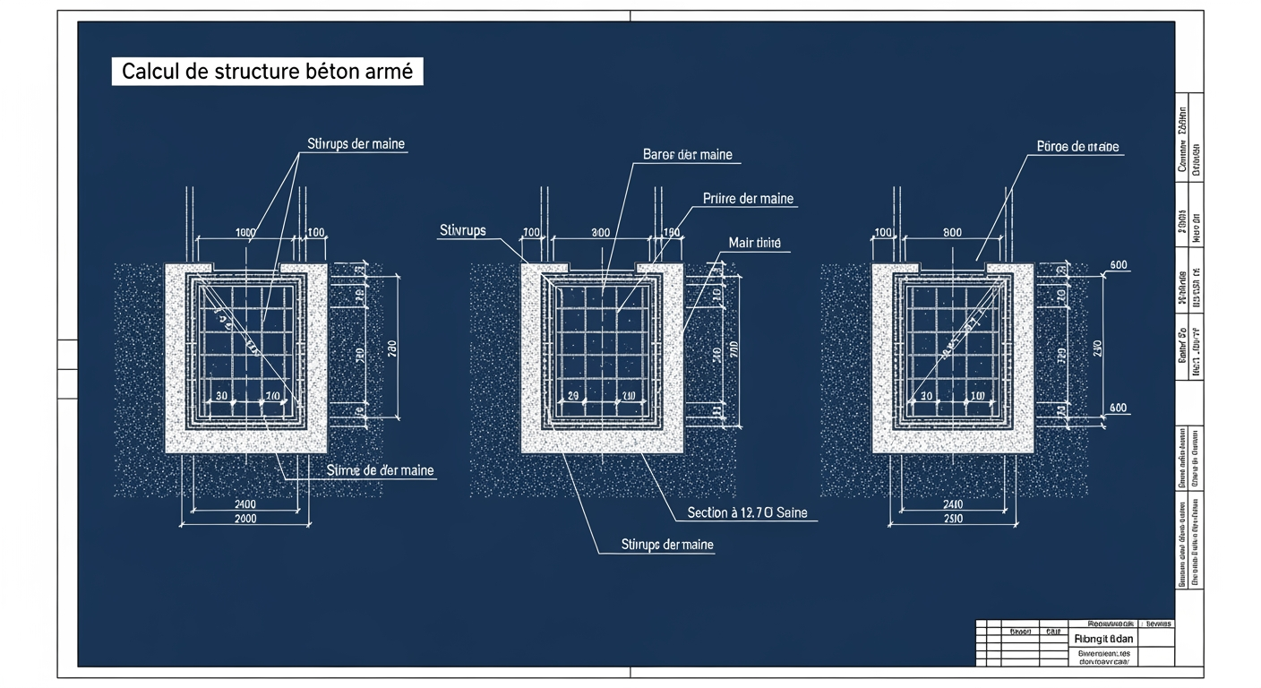 Calcul de structure béton armé - 4Génie Civil