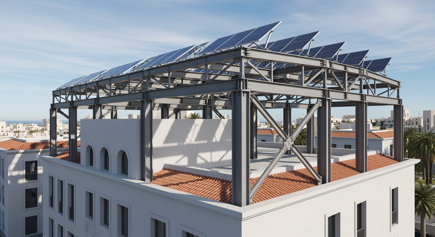 Note de Calcul Structure Métallique Photovoltaïque - 4Génie Civil