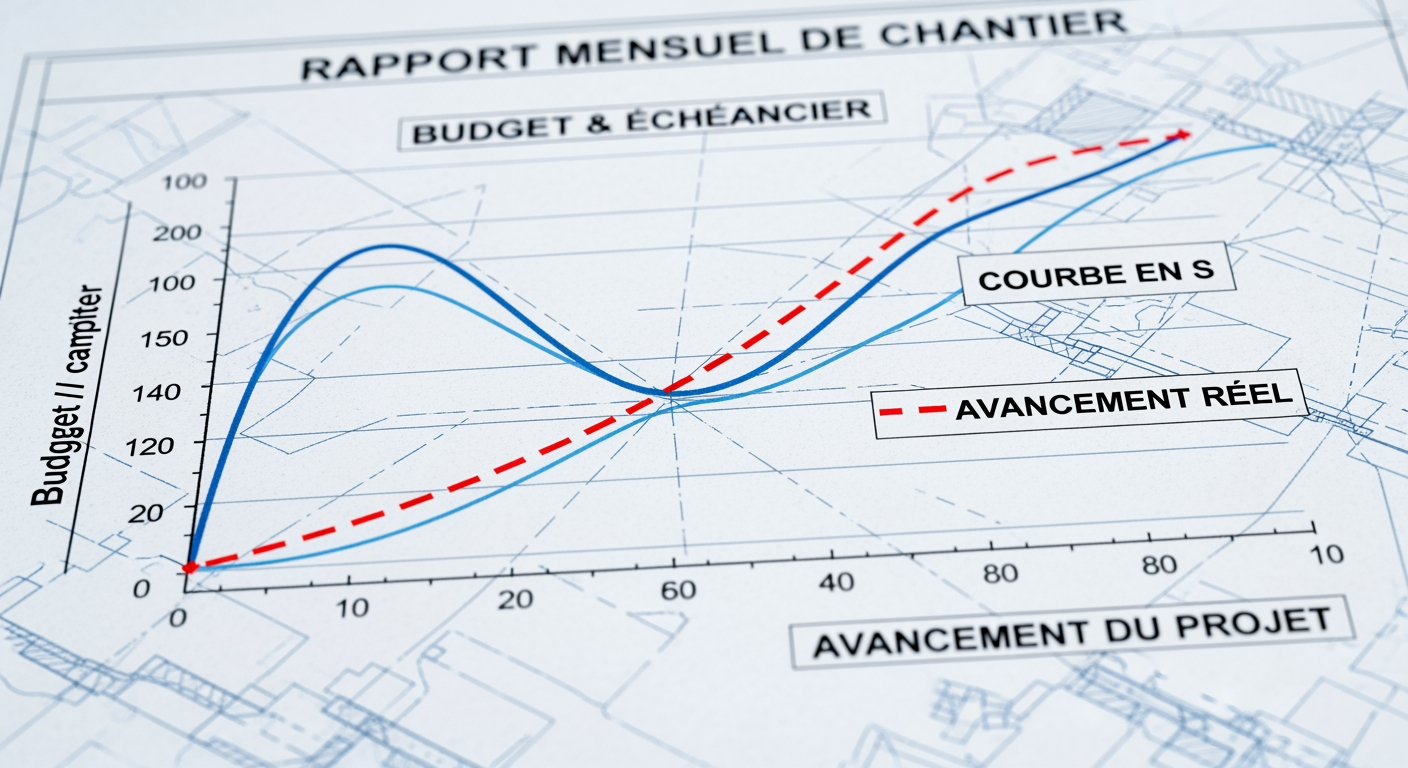 Rapport Mensuel de Chantier - 4Génie Civil