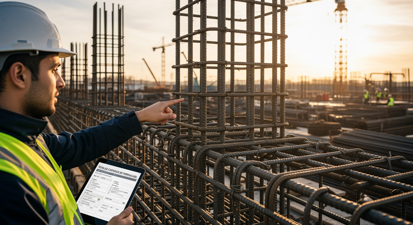 fiche de contrôle de ferraillage - 4Génie Civil