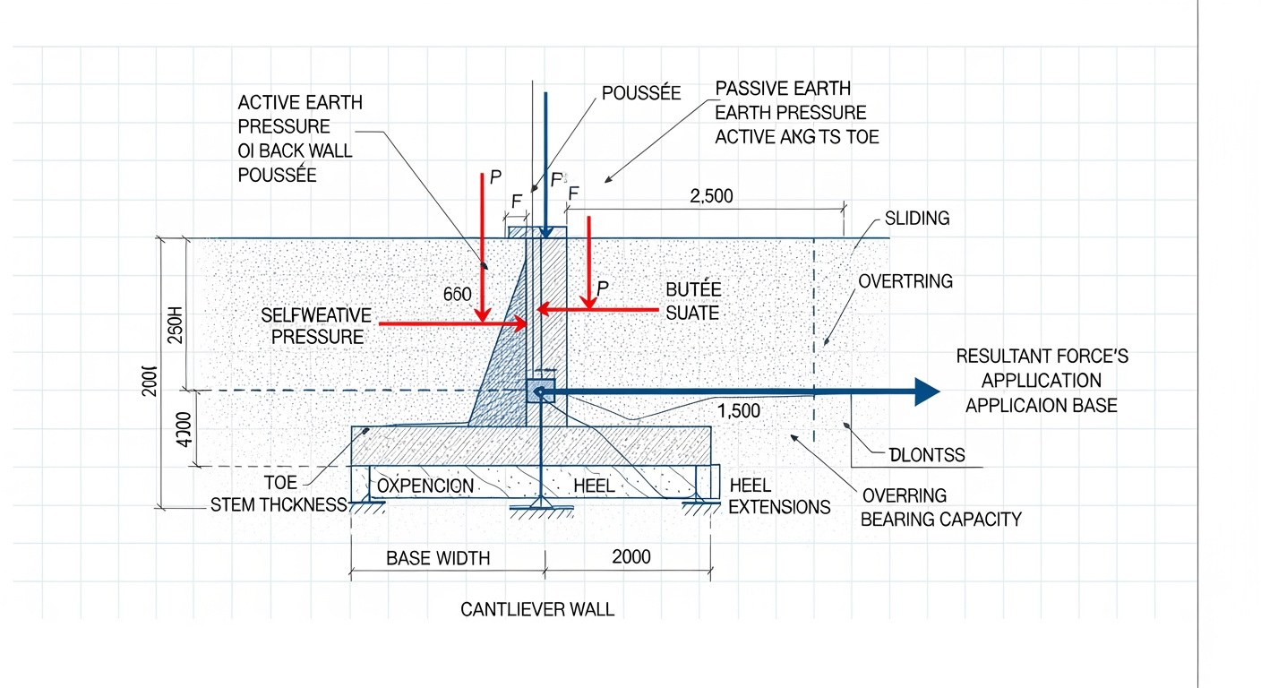 fichier des murs de soutènement - 4Génie Civil