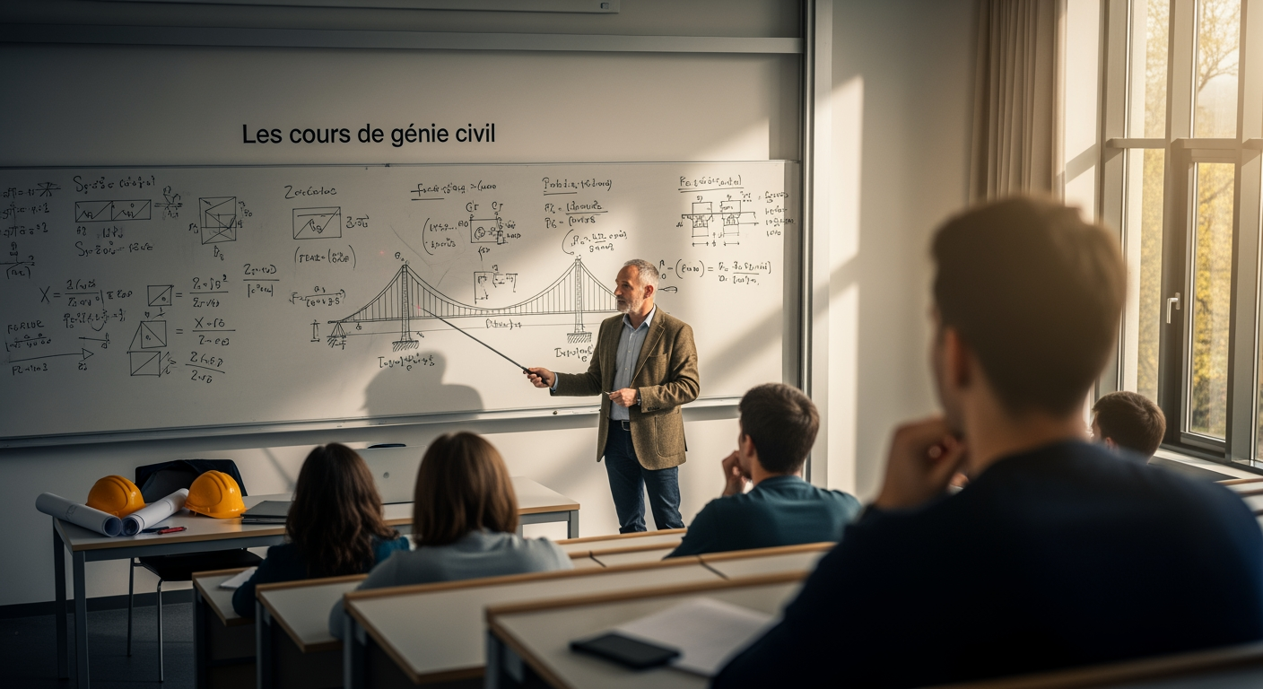 Les Cours de Génie Civil Incontournables : RDM, Béton, Sols (vedio) (Guide 2026) 3 Les cours de génie civil - 4Génie Civil