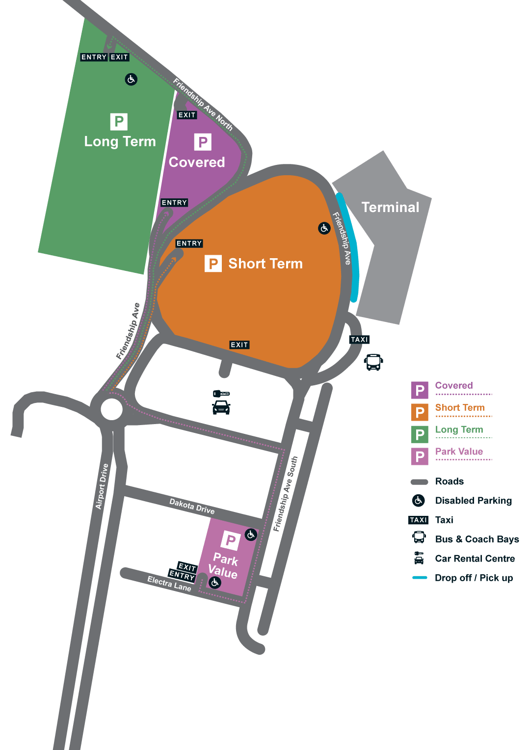 Book your airport parking online and