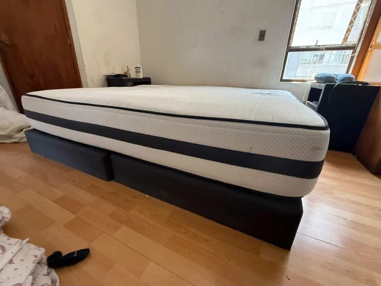 Cama Box Spring Rosen Driven Super King | base dividida + colchón - Imagen 3