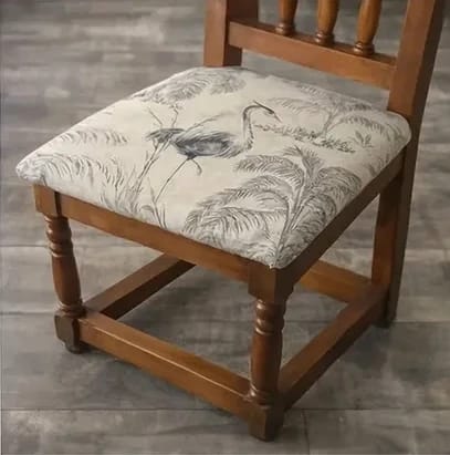 Mesa de comedor rústica con 4 sillas - Imagen 9