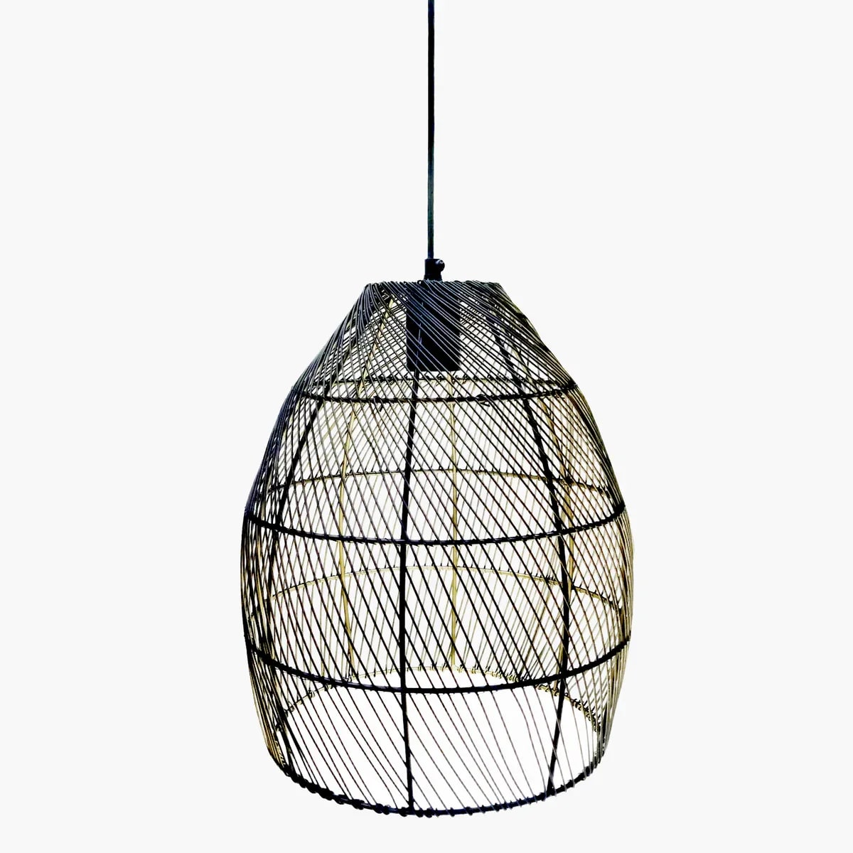 Lampara FORM Ashley L negro