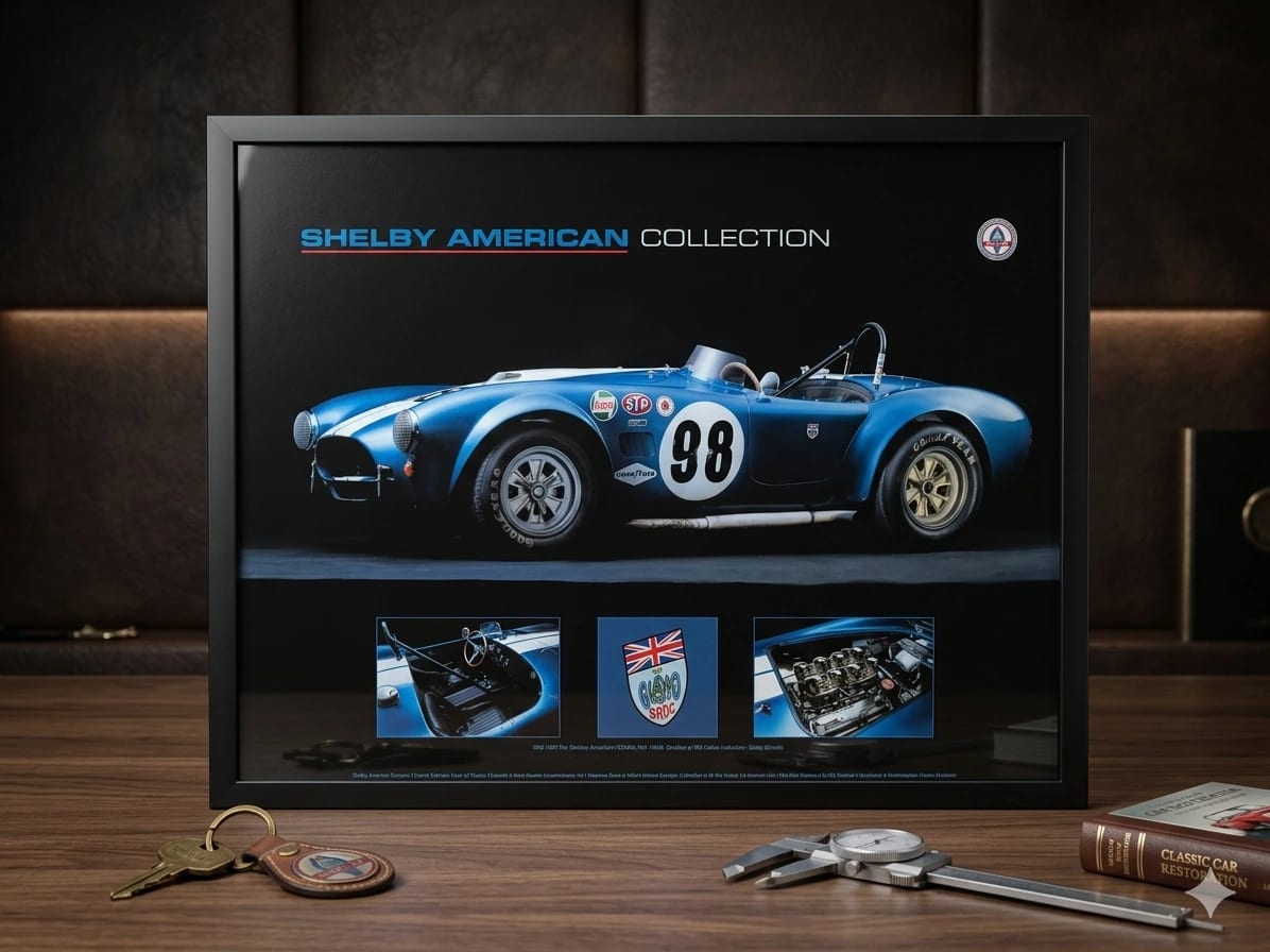 Cuadro Poster Shelby Cobra Original - Imagen 1