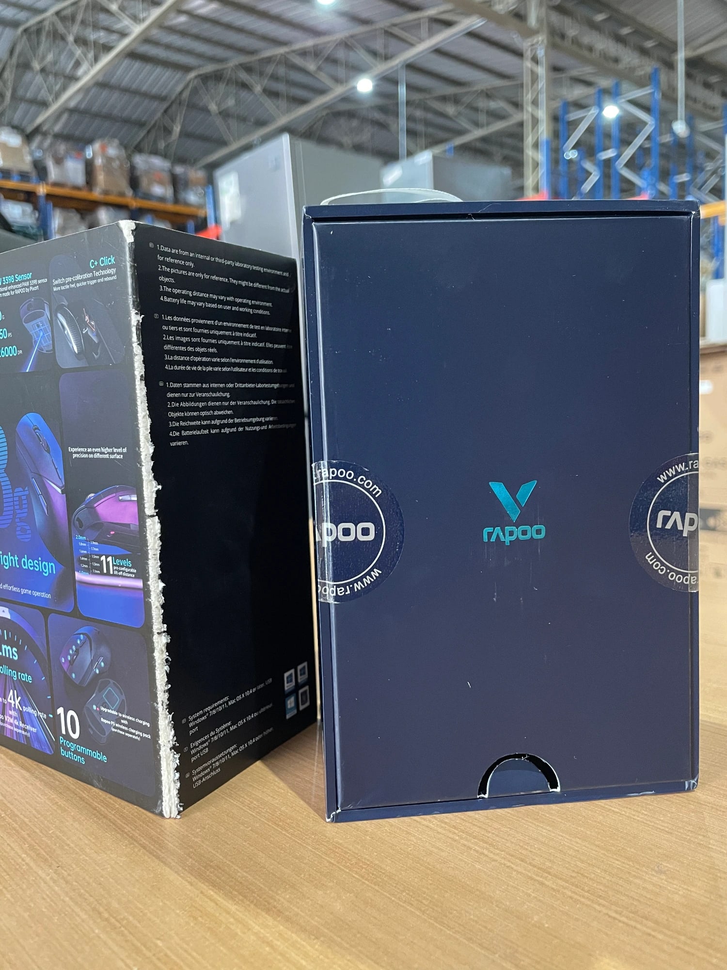 Mouse Gamer Inalámbrico Rapoo VT9 Pro Negro - Imagen 2
