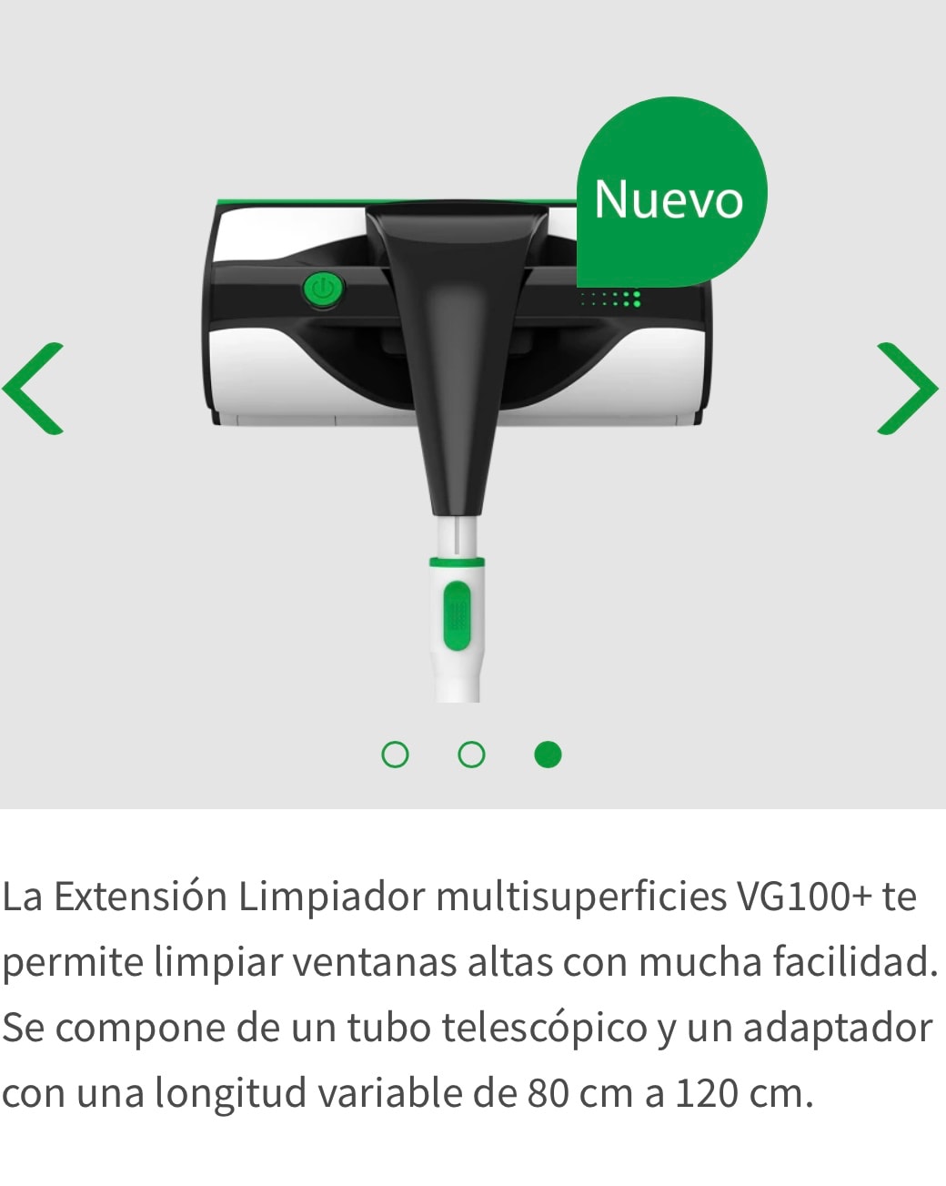 Limpiador de vidrios manual más extensión - Imagen 3
