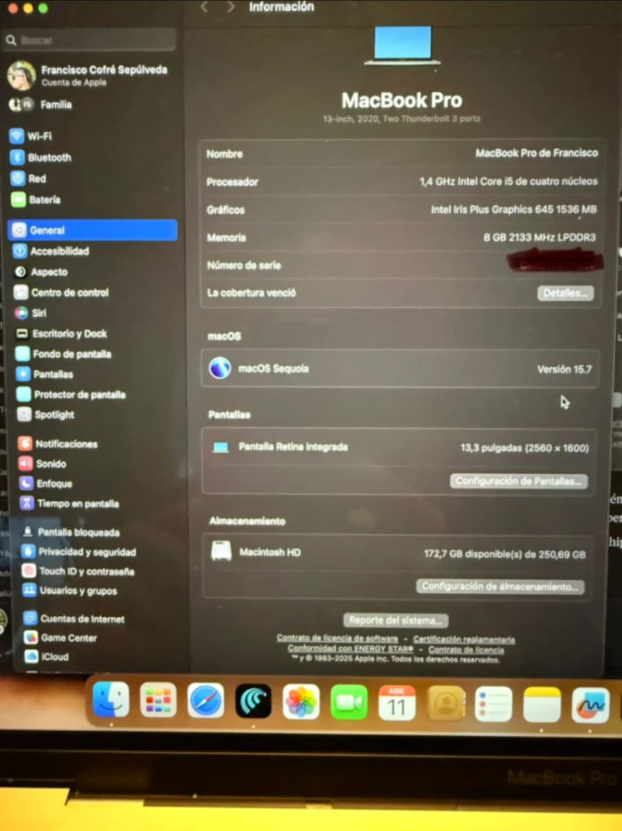 MacBook Pro 13" 2020 | Intel i5 | 8GB RAM | 256GB SSD | Touch Bar | Full Bundle - Imagen 7