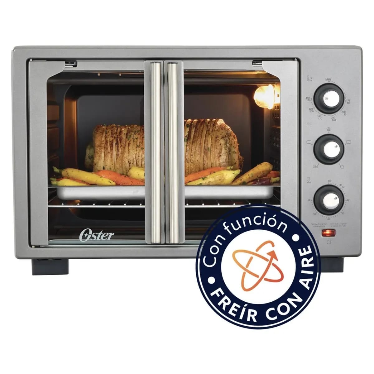 Horno Freidora de Aire de 35 L con Puertas Francesas Oster - Imagen 3