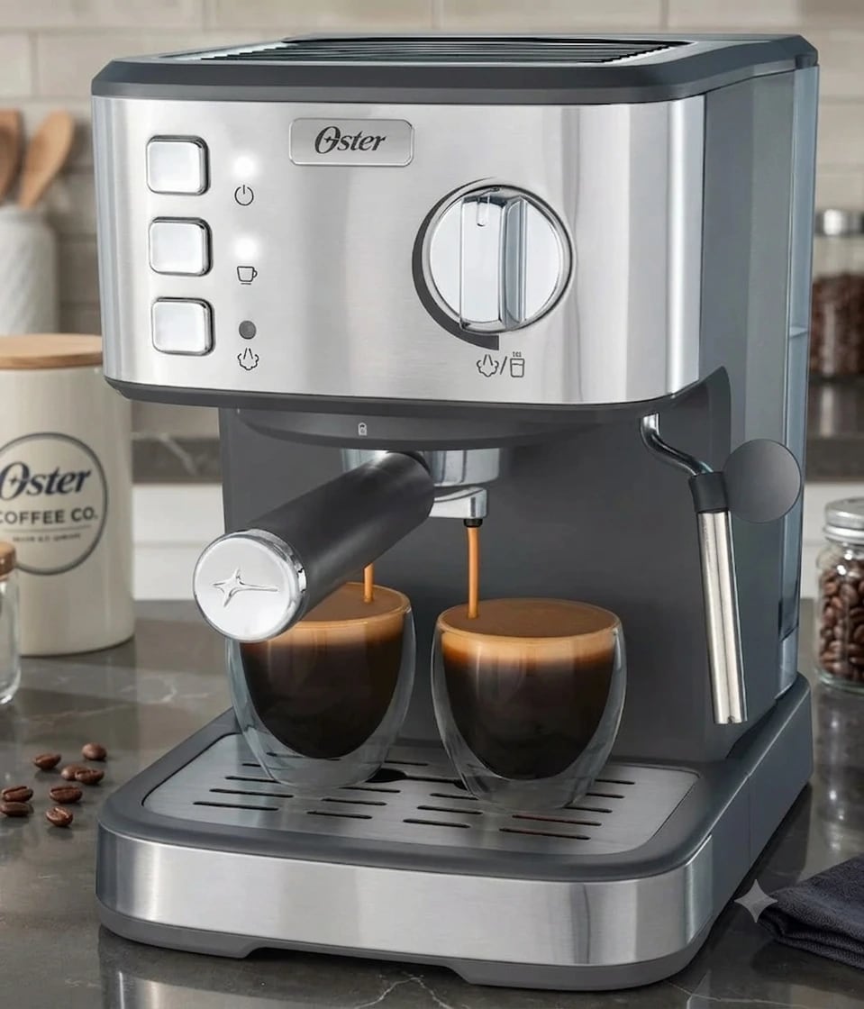 Cafetera Espresso INOX Oster - Imagen 1