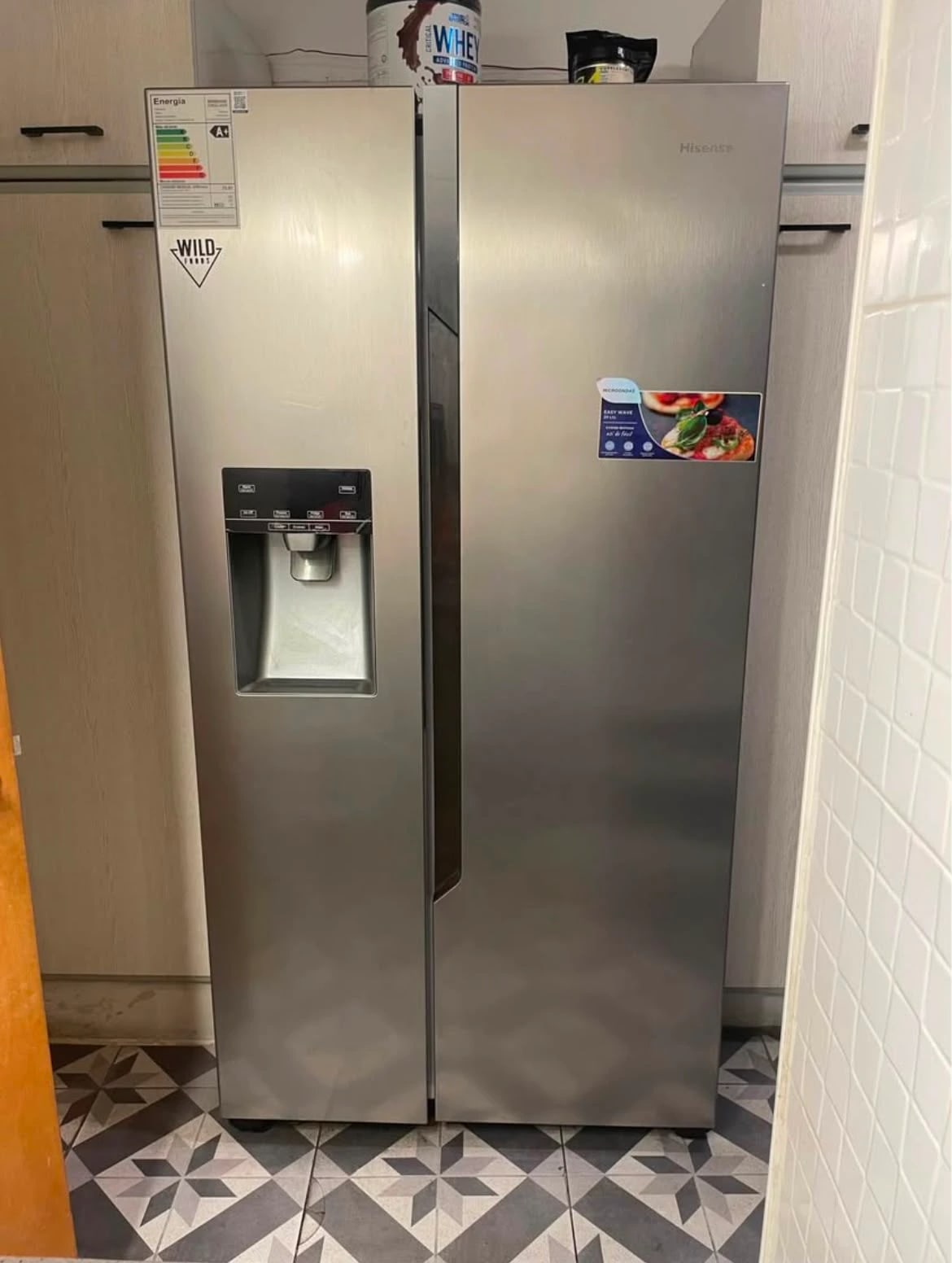 Refrigerador Hisense Side by Side 535lt rc 70ws - Imagen 2