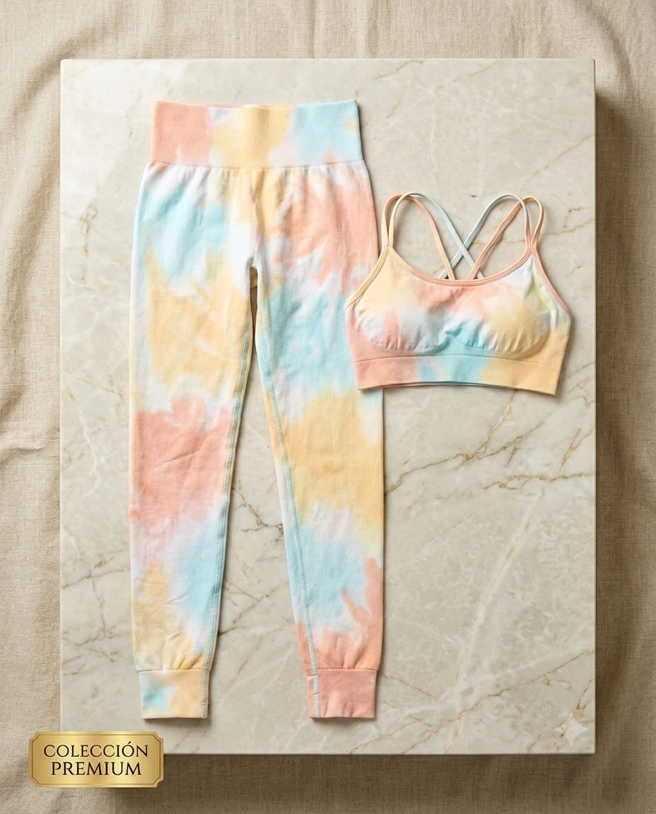 Conjunto Deportivo Tie Dye Seamless - Imagen 1