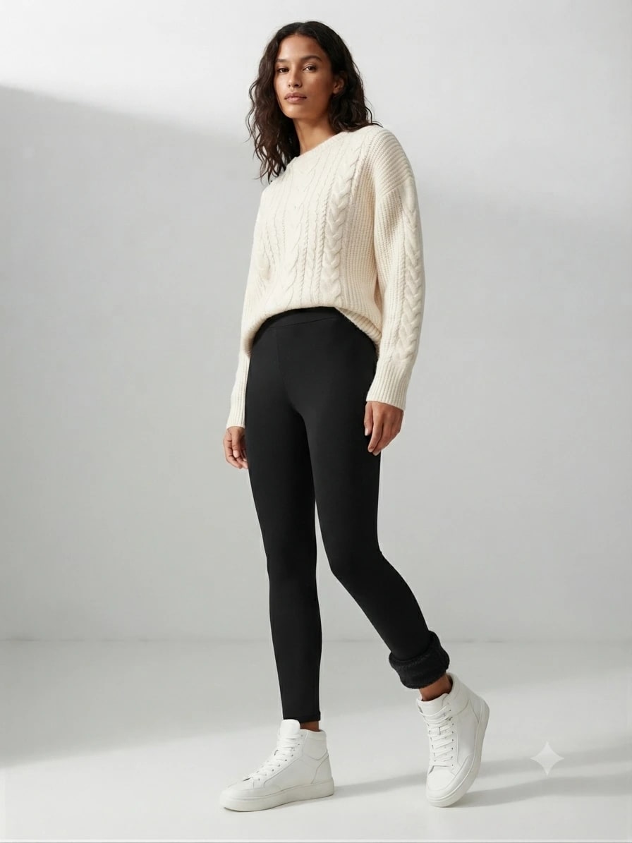 Leggings con Forro de Polar: El Básico Indispensable para el Invierno - Imagen 1