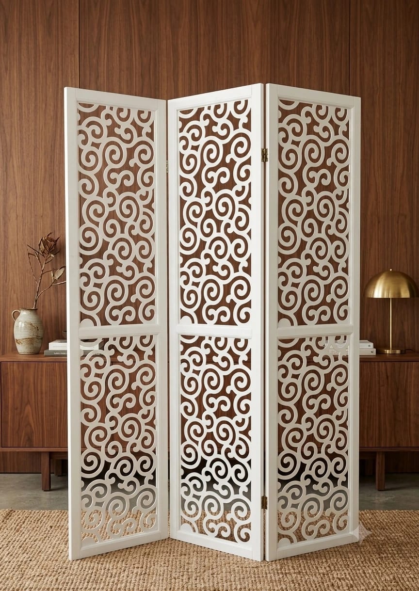Biombo blanco - Imagen 1