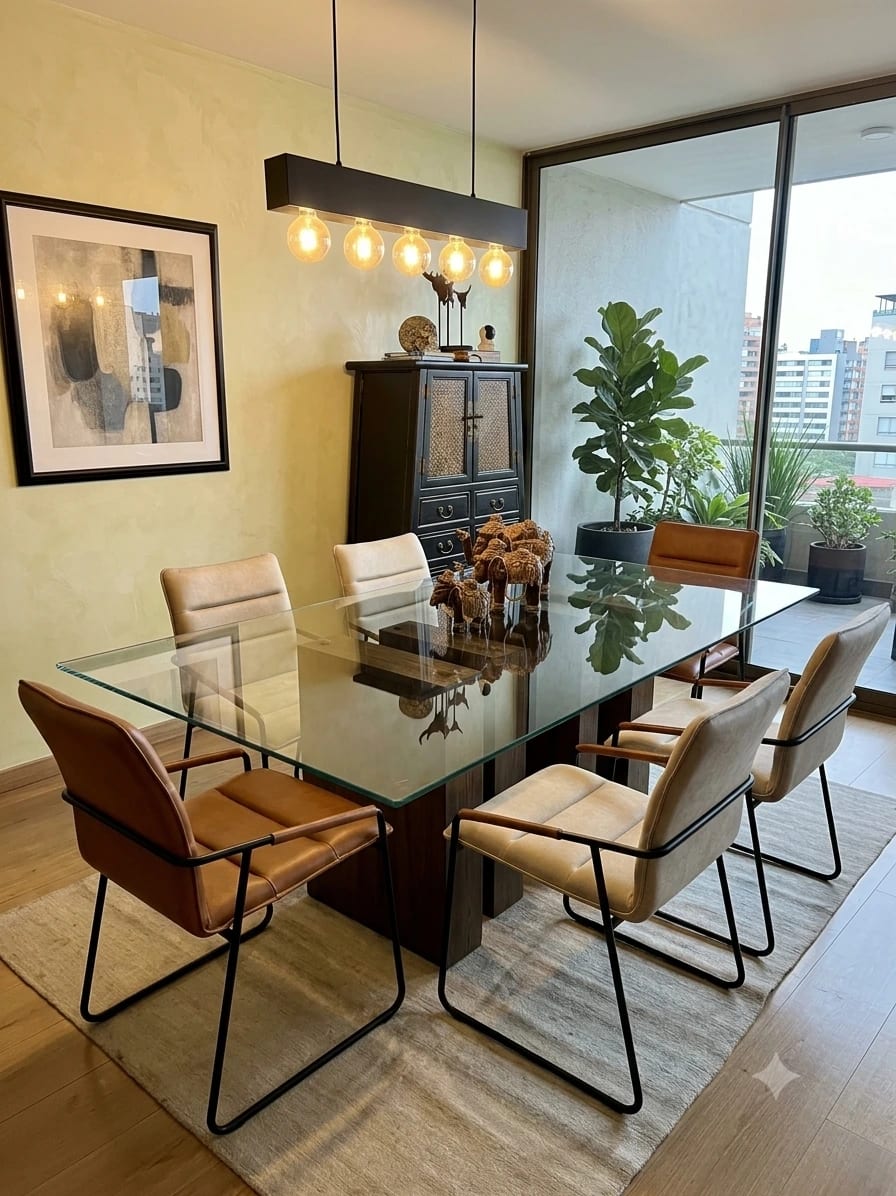 Comedor (vidrio y sillas) - Imagen 1