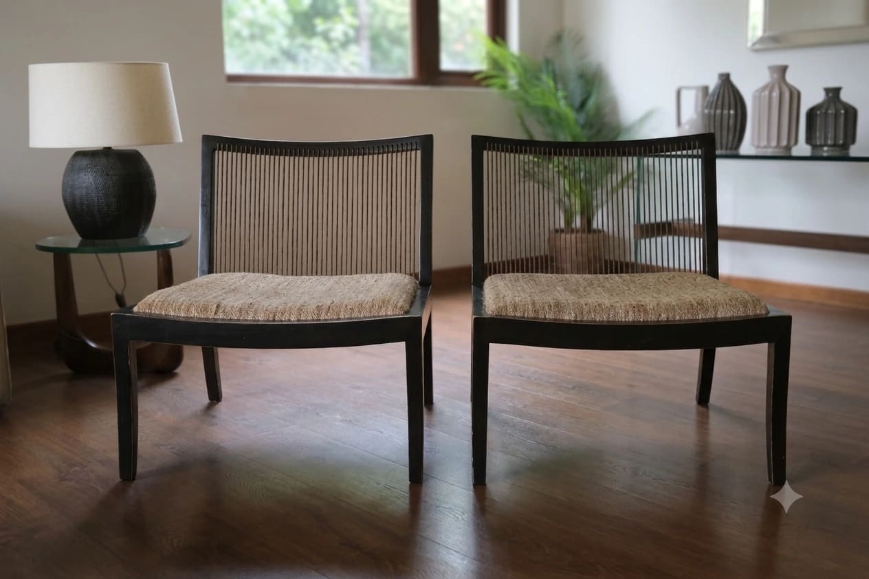 Par de Poltronas con Cojines