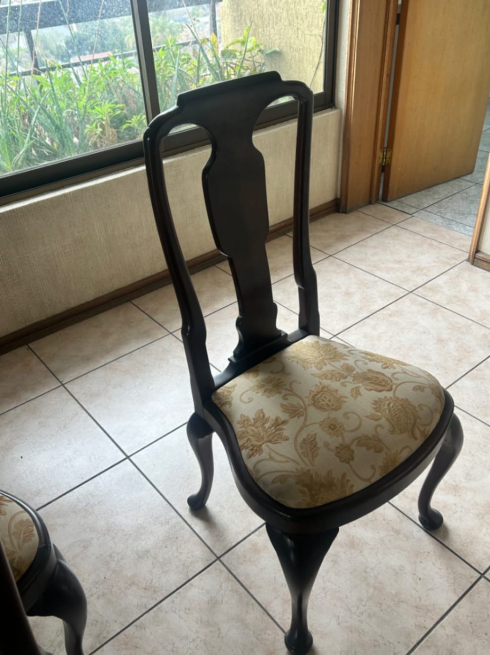 10 Sillas de comedor Lingue Caoba - Imagen 4