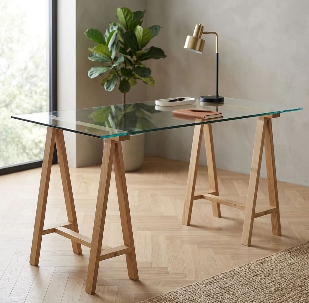 Mesa - Escritorio de Vidrio - Imagen 1