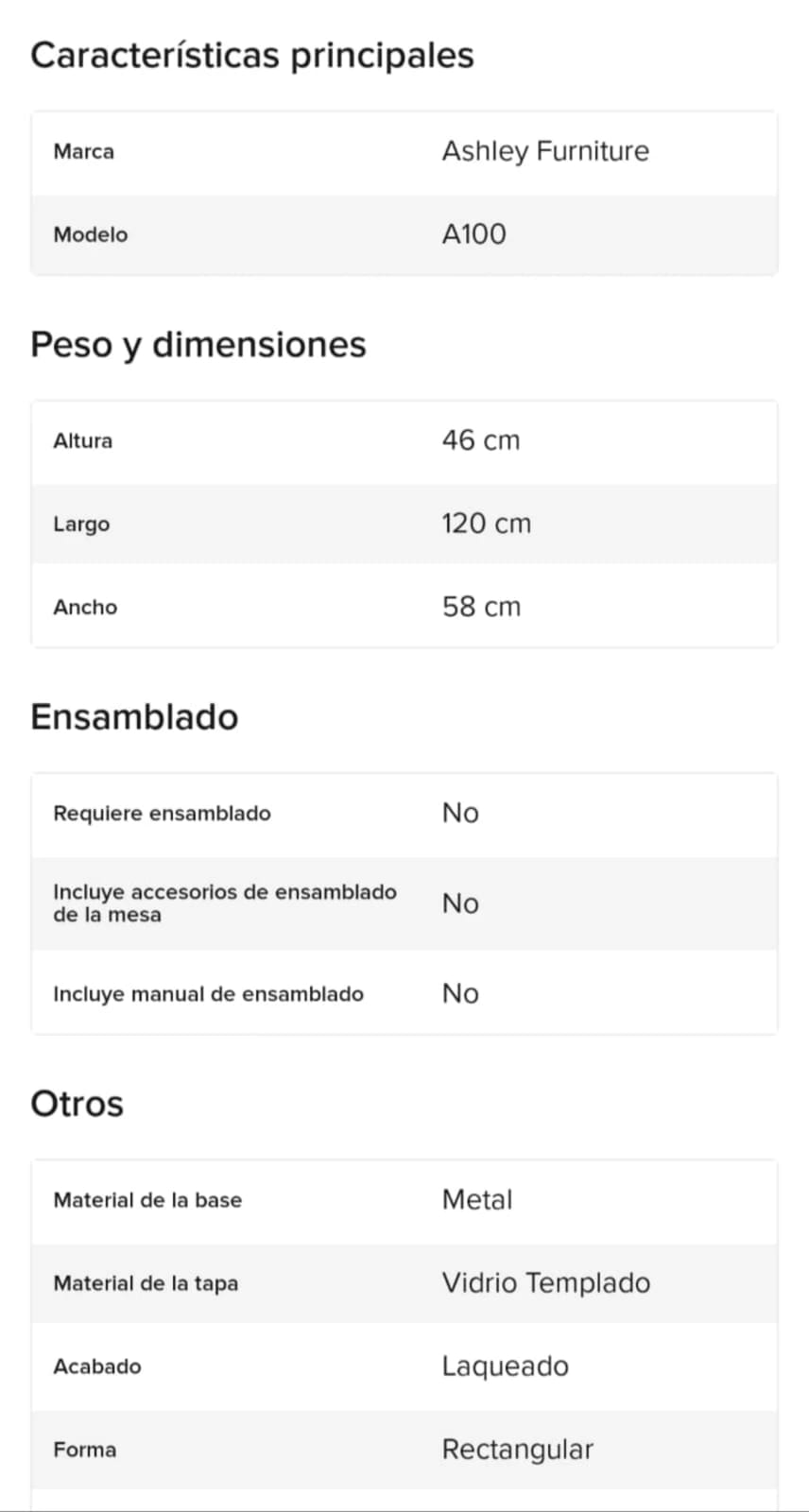 Mesa de centro y 2 laterales - Imagen 5