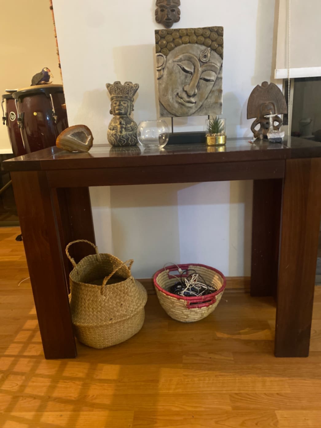 Arrimo de Madera con Cubierta de Vidrio - Imagen 4