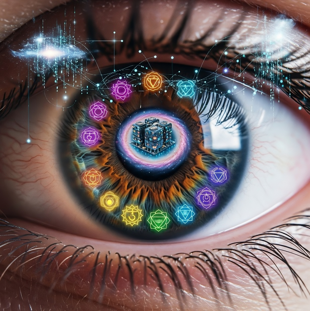 Holographic Chakras system visualization