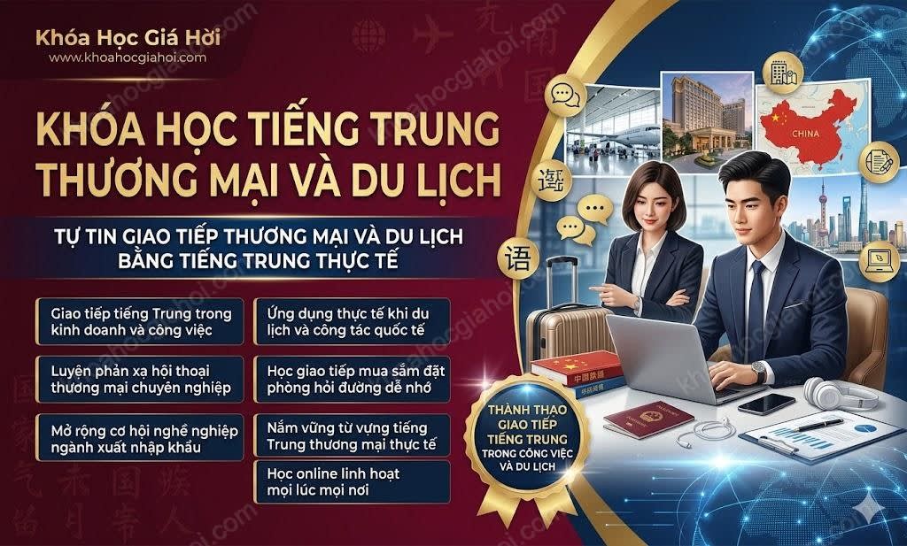 Khóa Học Tiếng Trung Thương Mại Và Du Lịch