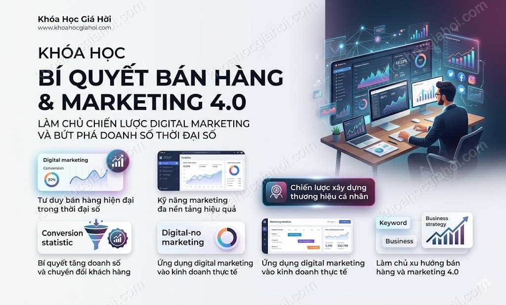 Khóa Học Bí Quyết Bán Hàng & Marketing 4.0