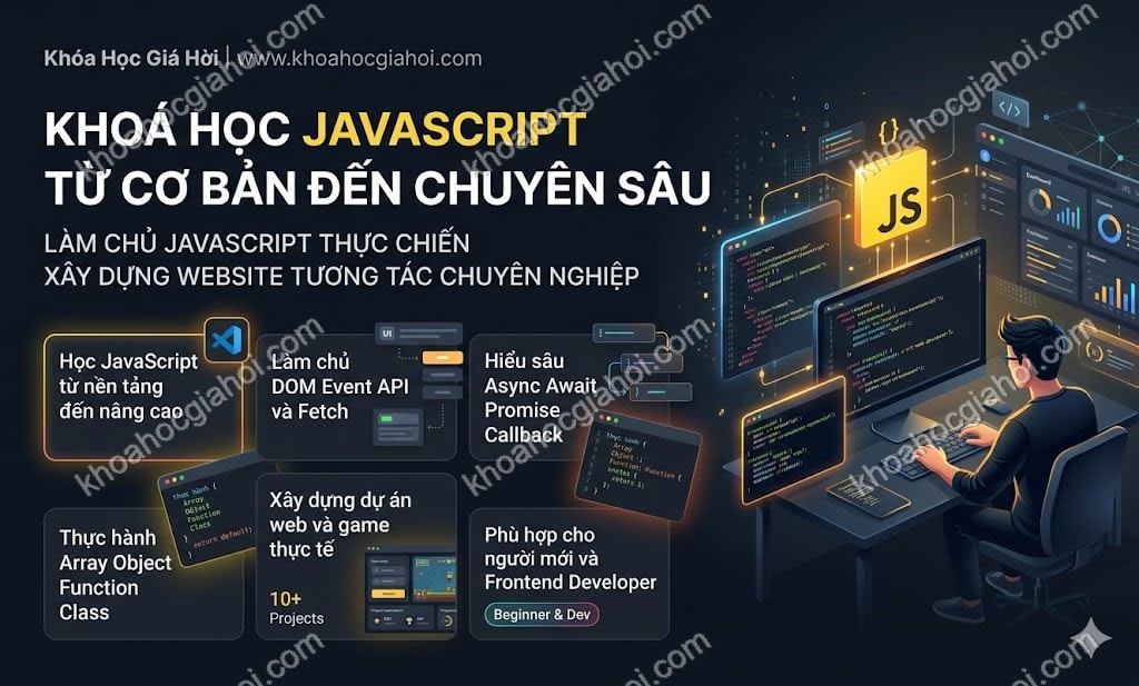 Khoá Học Javascript Từ Cơ Bản Đến Chuyên Sâu