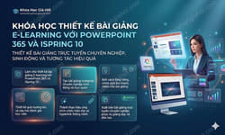 Khóa Học Thiết Kế Bài Giảng Elearning Với Powerpoint 365 Và Ispring 10
