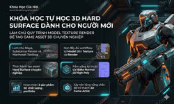 Khóa Học Tự học 3D Hard Surface - Khóa học 3D dành cho người mới