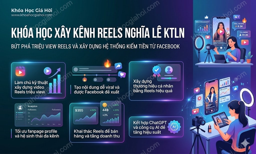 Khóa Học Xây Kênh Reels Nghĩa Lê Ktln Khóa Học Xây Kênh Reels Nghĩa Lê Ktln