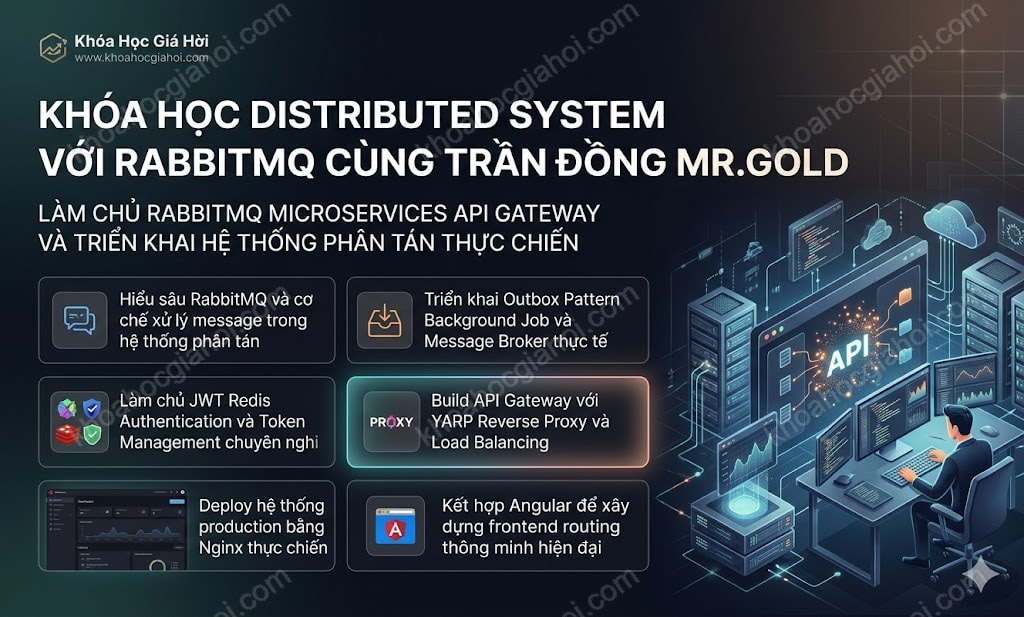 Khóa Học Distributed System Với Rabbitmq Cùng Trần Đồng Mr.Gold