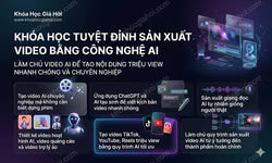 Khóa Học Tuyệt Đỉnh Sản Xuất Video Bằng Công Nghệ AI