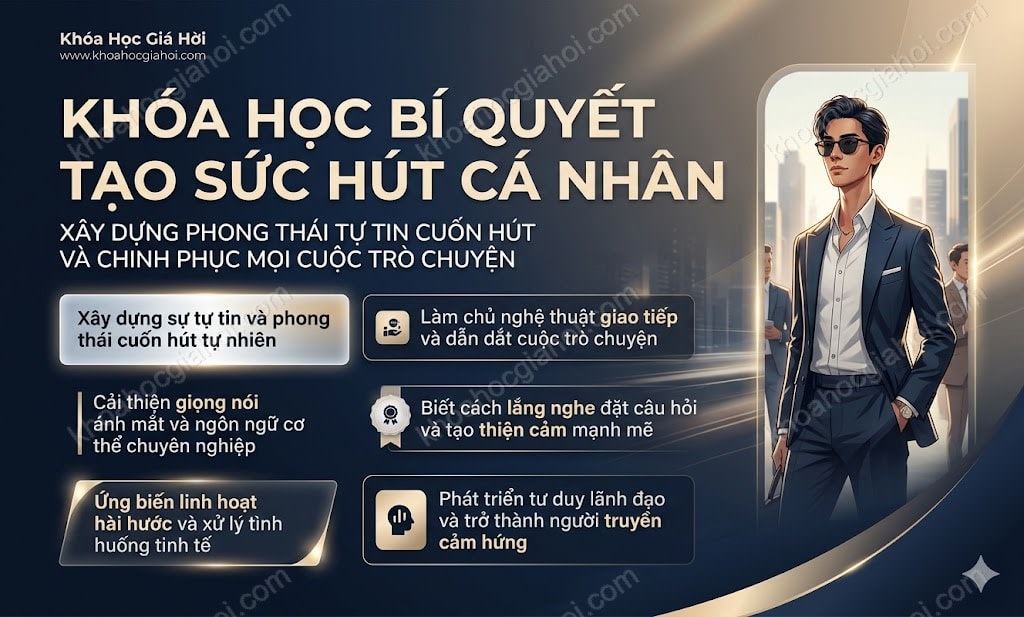 Khóa Học Bí Quyết Tạo Sức Hút Cá Nhân