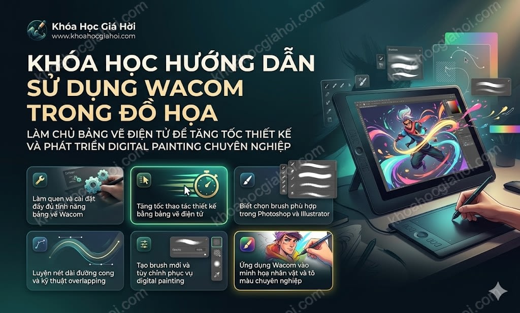 Khóa Học Hướng Dẫn Sử Dụng Wacom Trong Đồ Họa