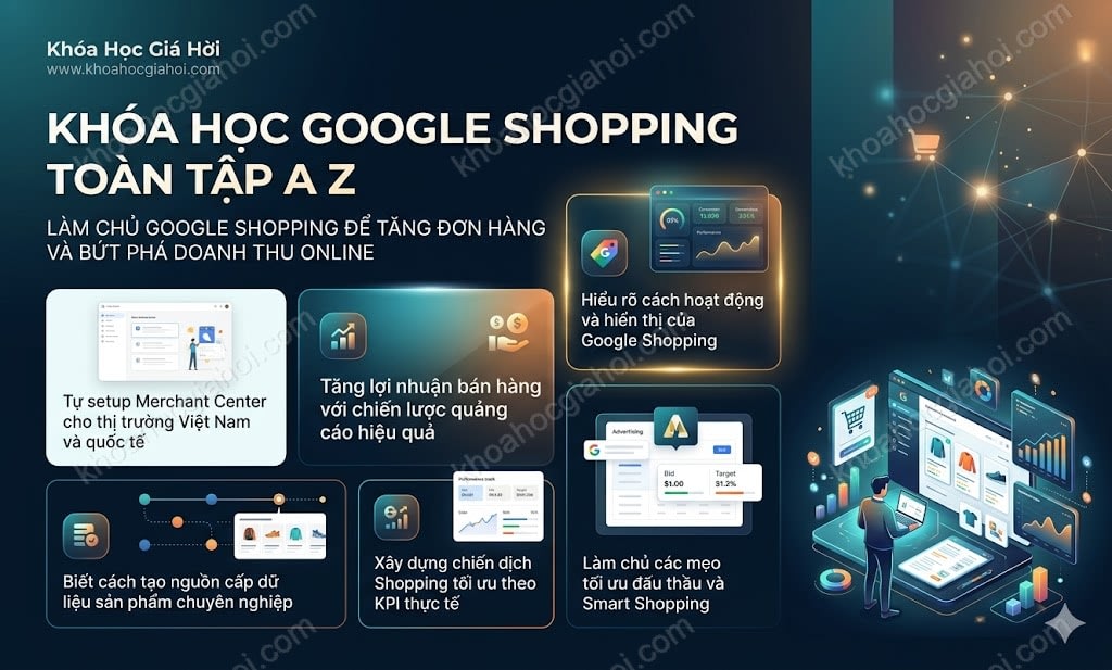Khóa Học Google Shopping Toàn Tập A - Z