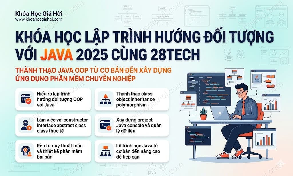 Khóa Học Lập Trình Hướng Đối Tượng Với Java 2025 Cùng 28Tech