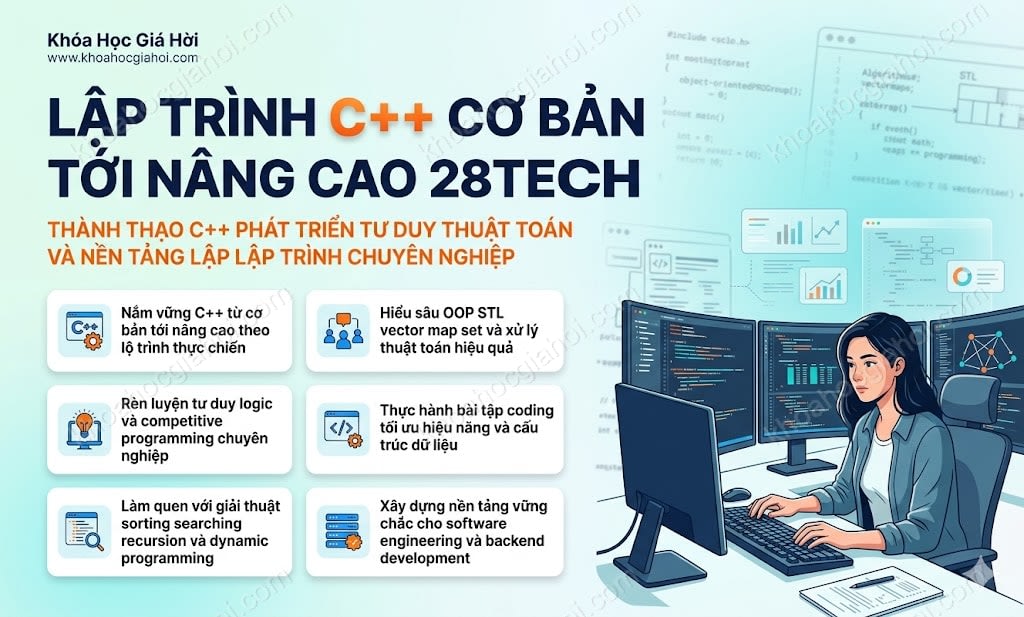 Lập Trình C++ Cơ Bản Tới Nâng Cao 28Tech