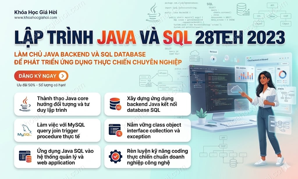 Lập Trình Java Và Sql 28Tech (2023)