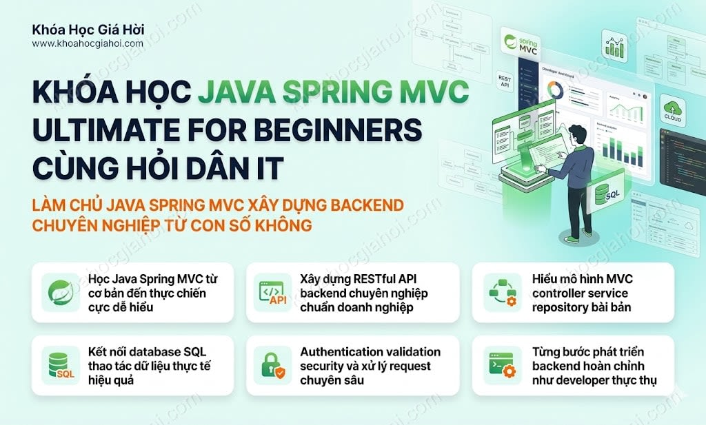 Khóa Học Java Spring Mvc Ultimate For Beginners Cùng Hỏi Dân IT