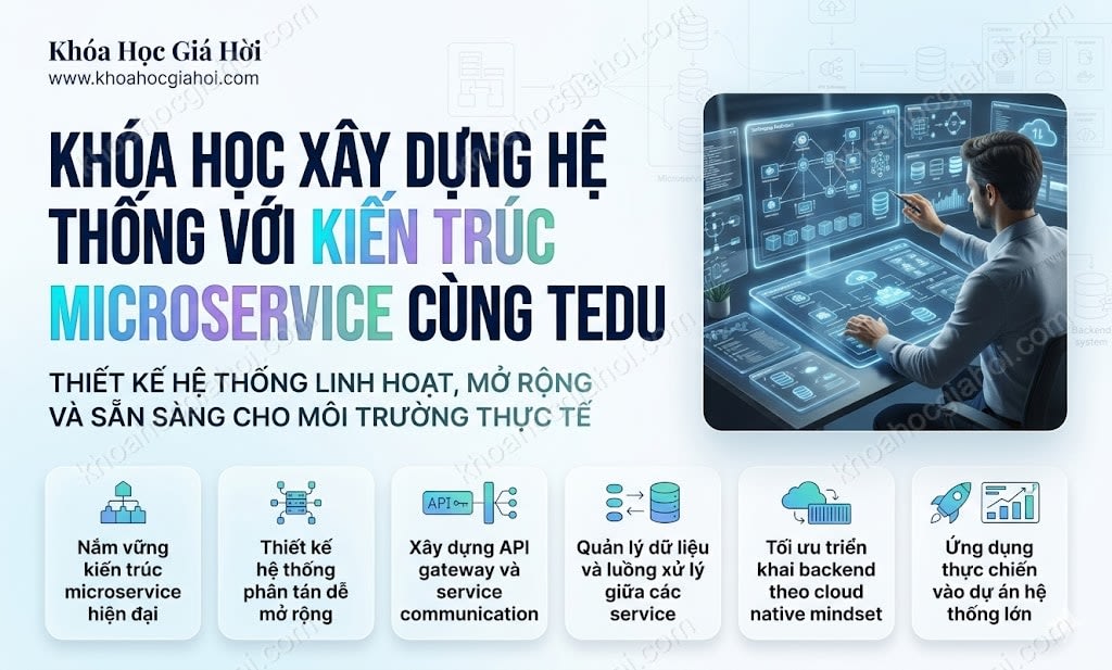 Khoá Học Xây Dựng Hệ Thống Với Kiến Trúc Microservice Cùng Tedu